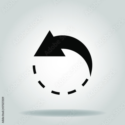 rotate left icon or logo in  glyph
