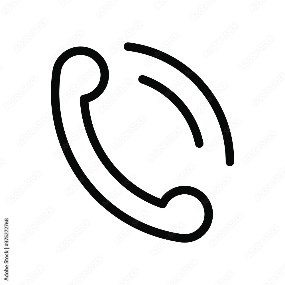 Phone call, call us, contact us web line icon, internet related outline icon isolated on white background EPS Vector Phone call, call us, contact us web line icon, internet related outline icon isolated on white background EPS Vector