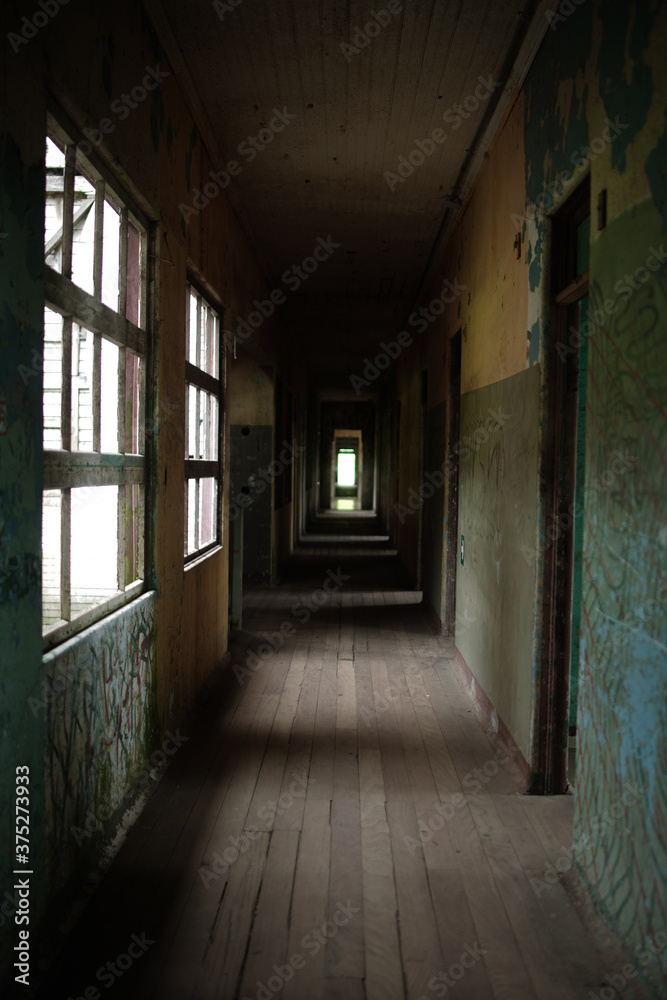 An abandoned building in ruins in Costa Rica