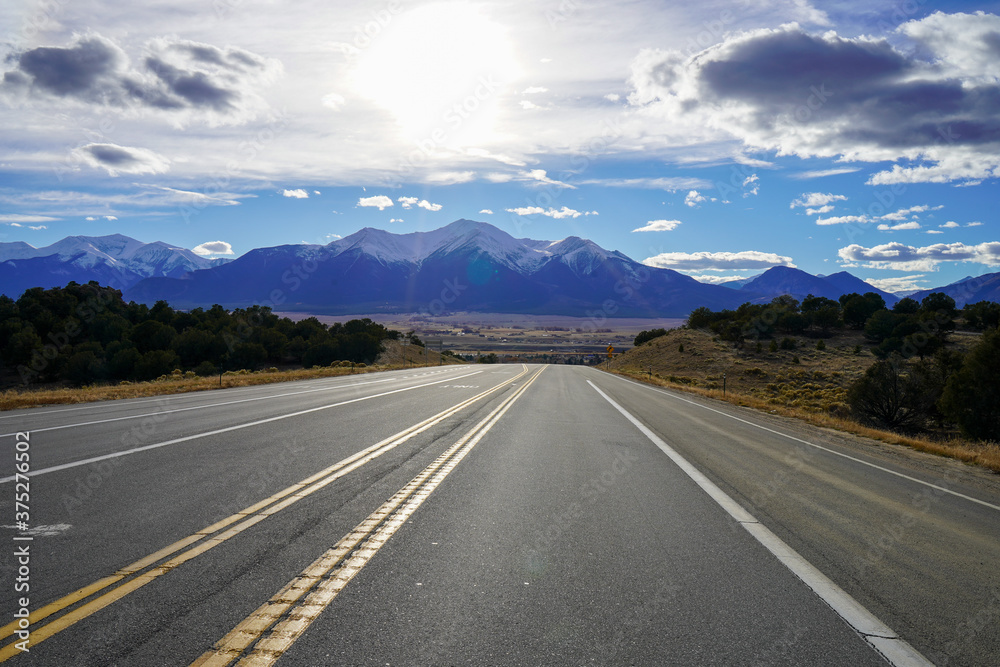 Naklejka premium Colorado Mountain Ranges
