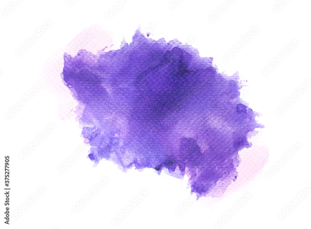 purple splashes watercolor.
