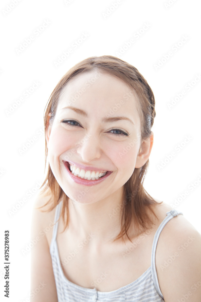 笑顔の女性 笑顔の女性