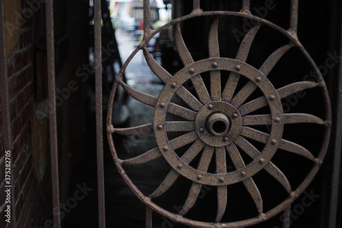 rusty iron gate © Michael