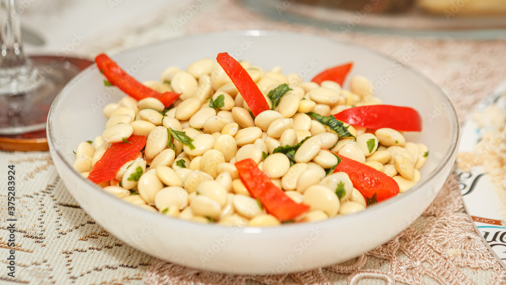 Ensalada de Chochos, is a Peruvian food from Huanuco