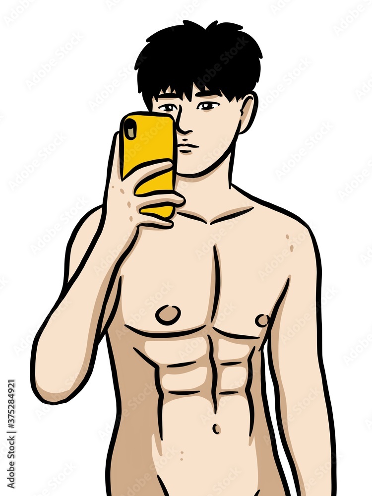 cartoon cute man on white background cartoon cute man on white background