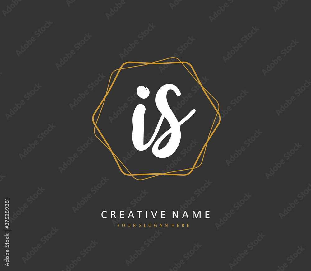 I S IS Initial letter handwriting and signature logo. A concept handwriting initial logo with template element. I S IS Initial letter handwriting and signature logo. A concept handwriting initial logo with template element.