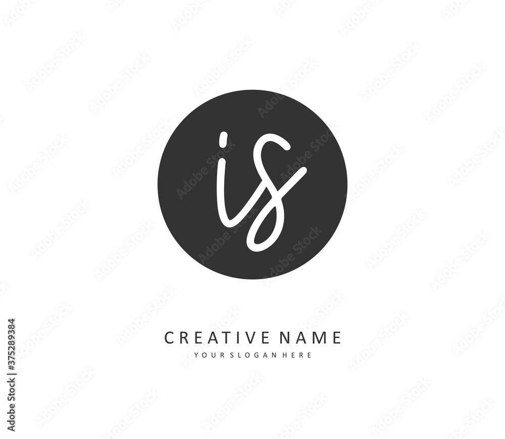 I S IS Initial letter handwriting and signature logo. A concept handwriting initial logo with template element. I S IS Initial letter handwriting and signature logo. A concept handwriting initial logo with template element.