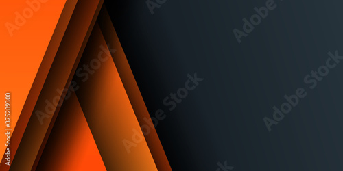 Minimal orange slides presentation background template. 
