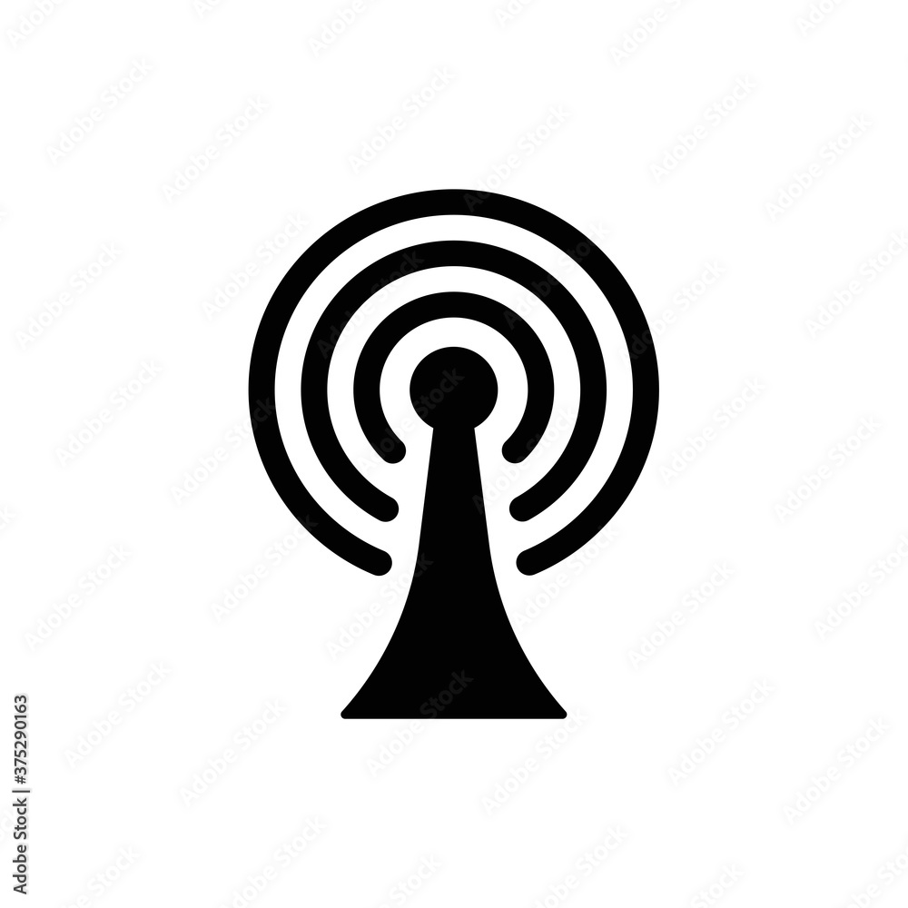 Wi Fi Icon, wireless Icon. Wi fi signal sign modern web icon. Wi Fi network icon