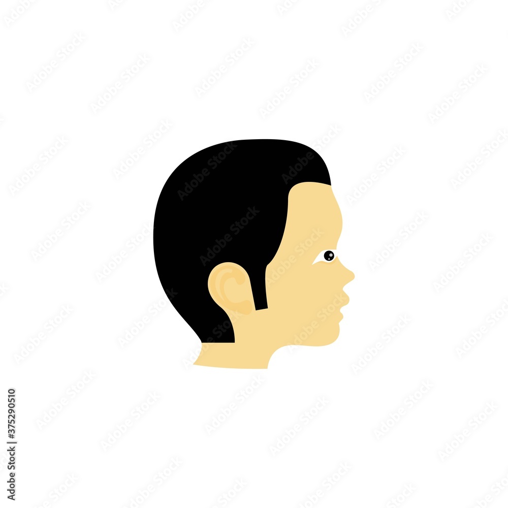 kid face character kid face character