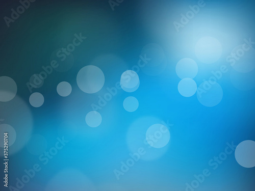 abstract blue background with bokeh
