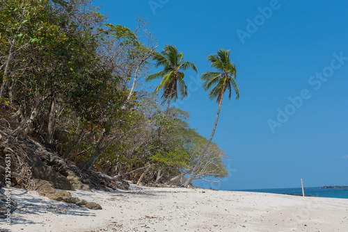 tropical beach on the cebaco island, Panama