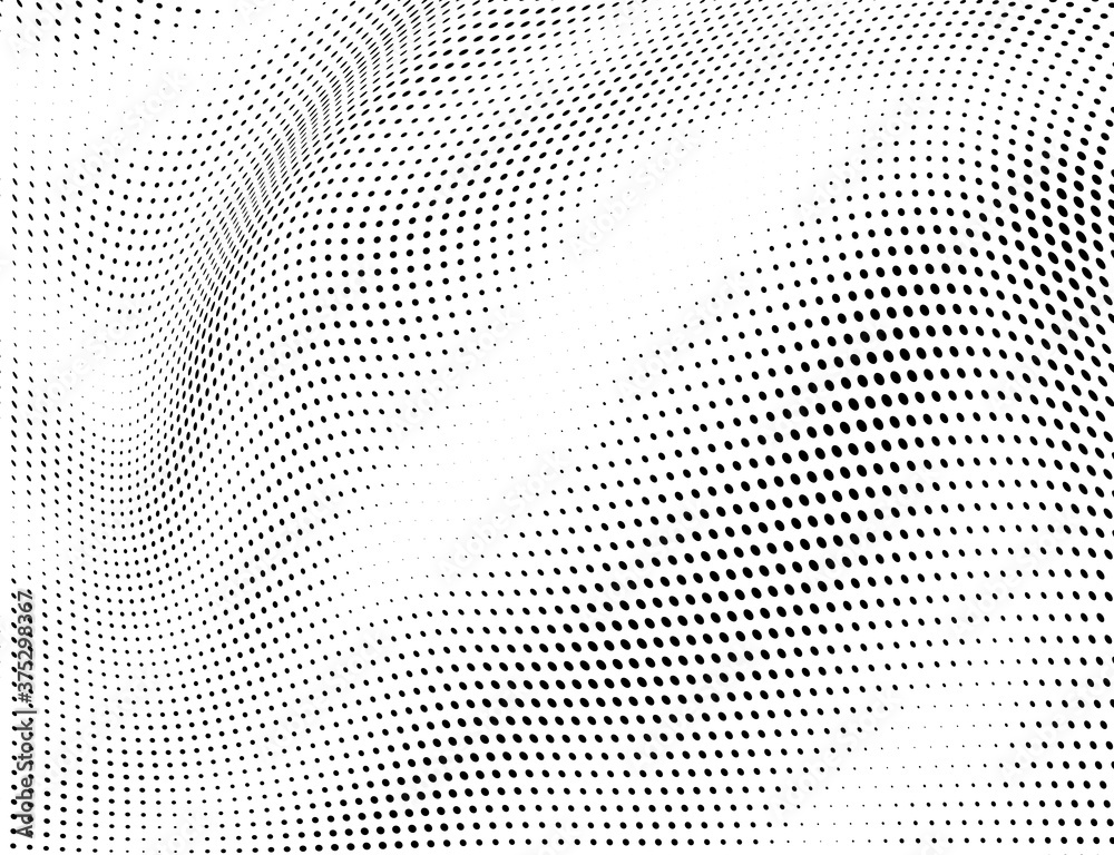 Abstract halftone wave dotted background Abstract halftone wave dotted background