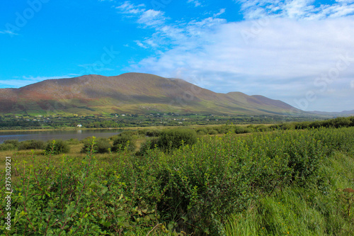 Wundersch  ne Natur in Irland mit Wegen Stra  en und Ausblick