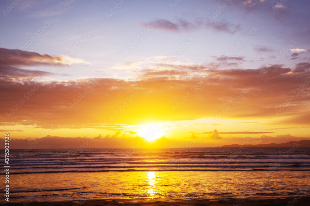 Fototapeta premium Sea sunset