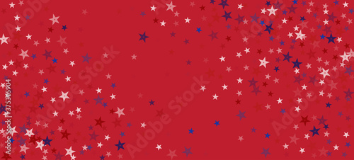 National American Stars Vector Background. USA Veteran's 11th of November 4th of July Labor President's Memorial Independence Day 