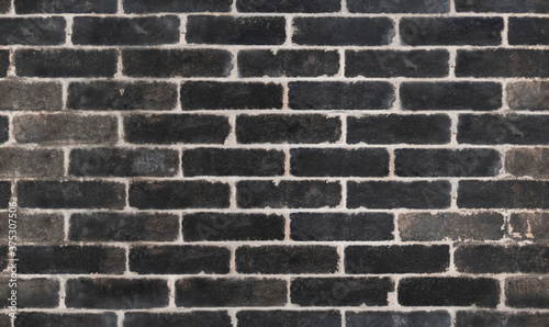 Seamless brick wall concrete texture. Weathered brick wall texture. Old brick wall exterior.