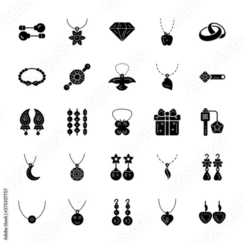 Set Of Jewelry Icons 