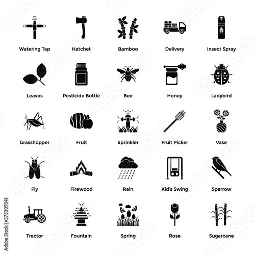 Gardening Icons Collection