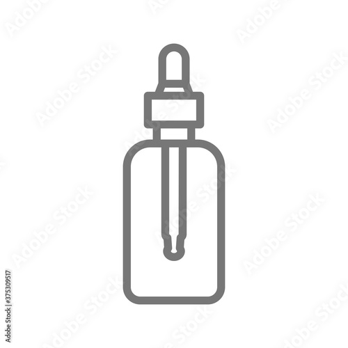 cosmetic oil bottle icon
