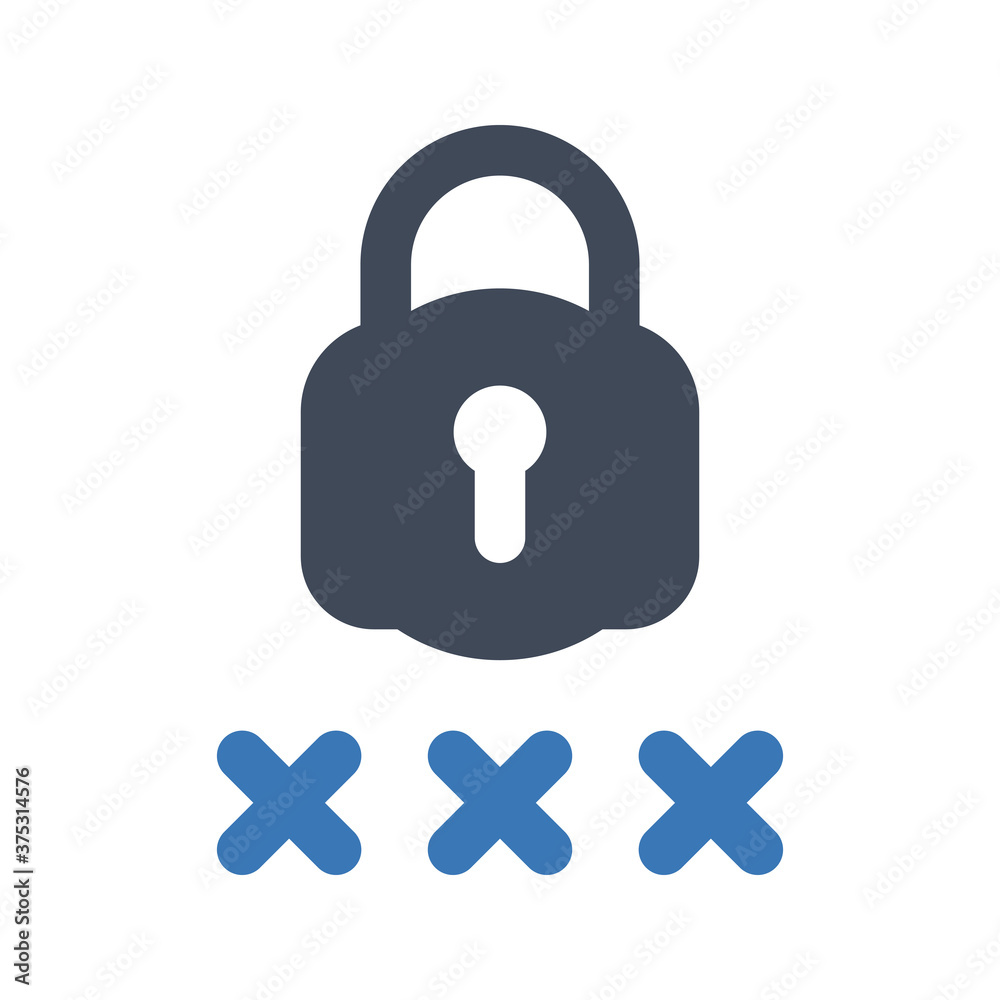 Password lock icon Password lock icon