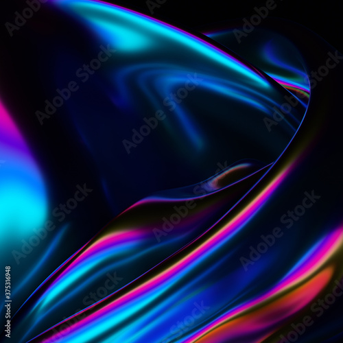 Abstract 3d render, background design, modern illustration