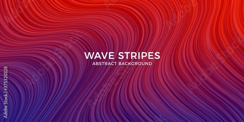 Wave stripes pattern abstract background wallpaper. Cover banner vector.. Colorful header design