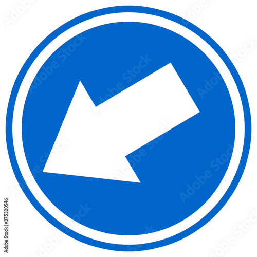 White arrow icon on blue background. Free Download White arrow icon on blue background. - GFXLoad