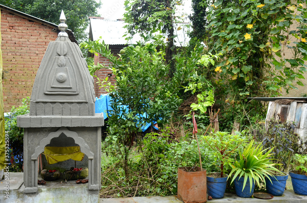 the home temple modify with construction and cement. the home temple modify with construction and cement.
