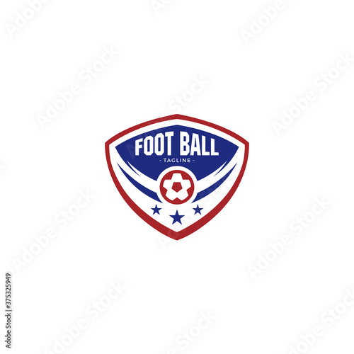 Foot Ball Logo Strong and Dinamic for your foot ball club