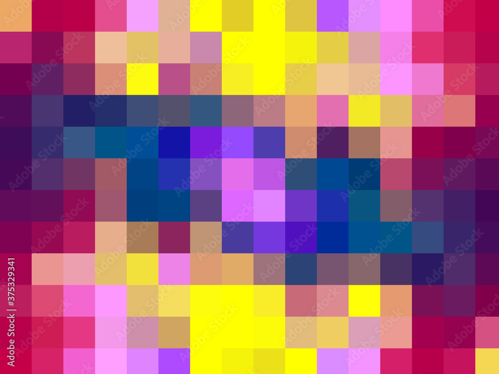 Pink yellow green blue squares, abstract background Pink yellow green blue squares, abstract background