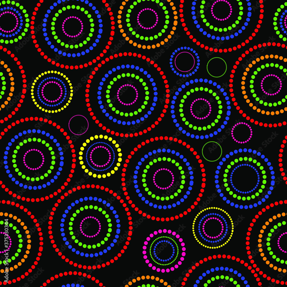 Abstract seamless pattern with circles Abstract seamless pattern with circles