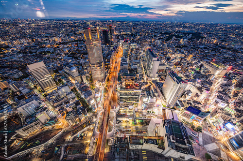 渋谷スカイからの夜景