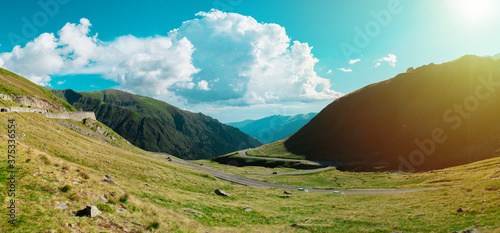 The Transfogarasan, Romania. Panorama about a beautiful landscape;