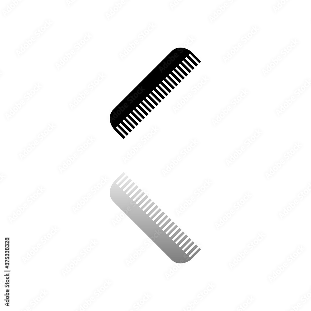Comb icon flat Comb icon flat