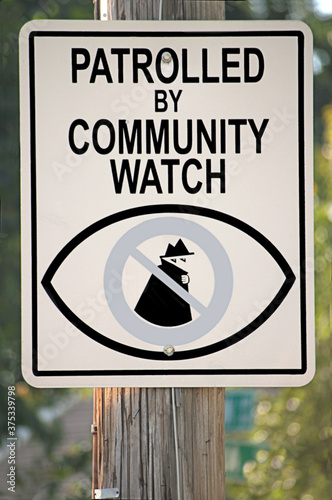 Community Watch Sign