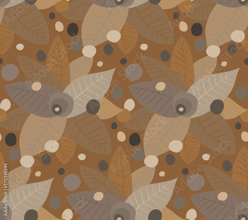 Seamless repeating autumn p...