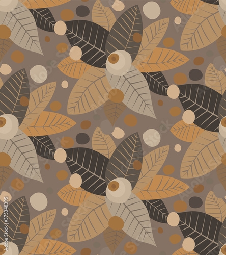 Seamless repeating autumn p...