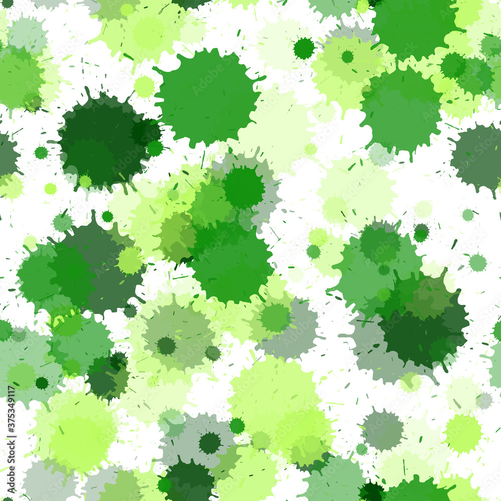 Paint stains seamless splatter, spray blots, spots Paint stains seamless splatter, spray blots, spots