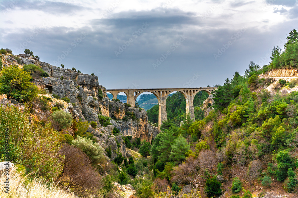 Varda Bridge view in Adana Province of Turkey Varda Bridge view in Adana Province of Turkey