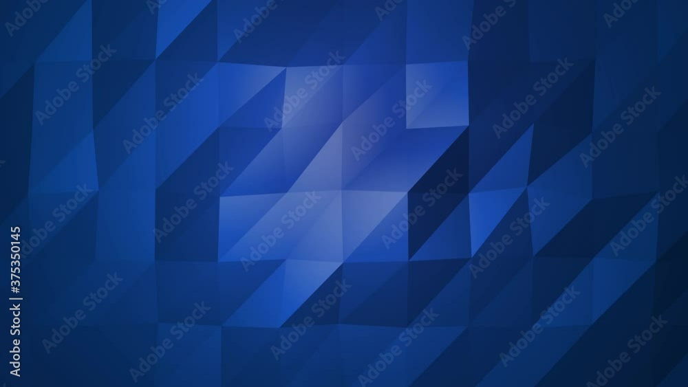 Modern blue Low-Poly Background Video Element Design 