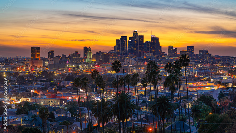 Obraz premium View of the Los Angeles