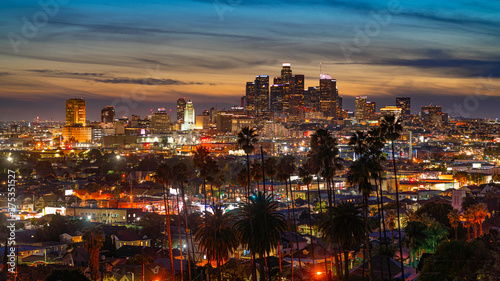 Los Angeles in the evening