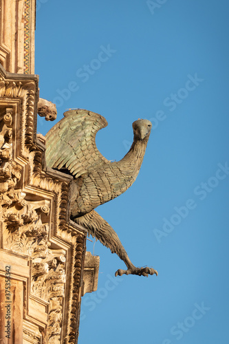 Details of the Cathedral of Orvieto (Duomo di Orvieto), Italy