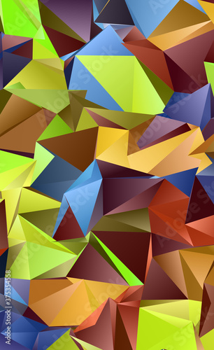 Abstract Low-Poly background. triangulated texture. Design 3d. Polygonal geometrical pattern. Triangular modern style