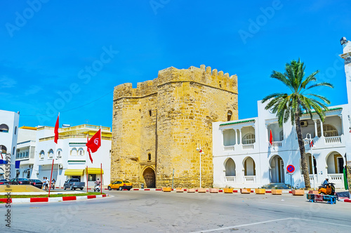 Skifa Kahla Gate in Mahdia, Tunisia photo