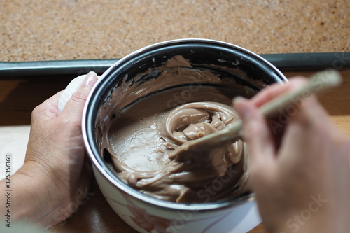 preparation of chocolate cake
