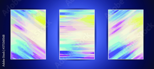 Modern Flow Abstract Background Fluid template. Wave Liquid Shapes. Creative Art Design. Color Wave Template, for Banner, Cover, Poster