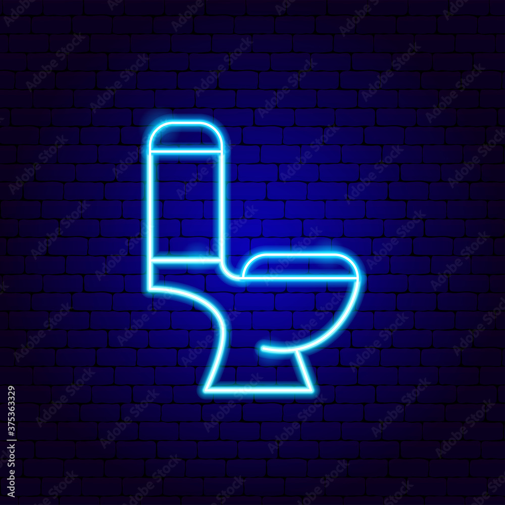 Toilet Neon Sign Toilet Neon Sign