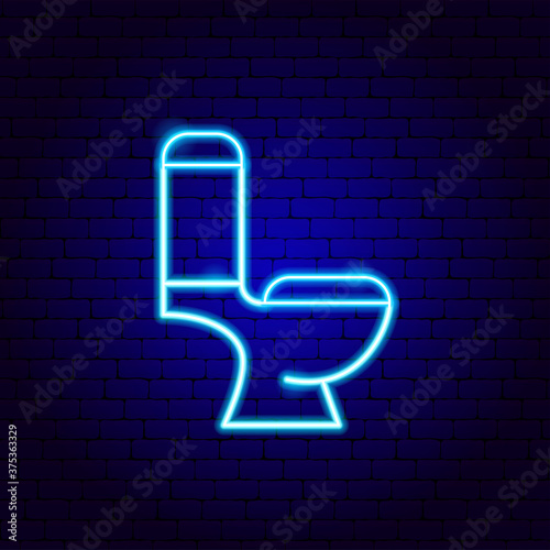 Toilet Neon Sign